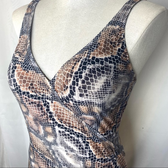 Vintage 1980’s Gottex Snakeskin One Piece Swimsuit - Picture 2 of 11